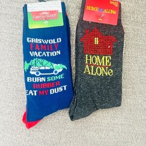 🎄Christmas Vacation and Home Alone Socks